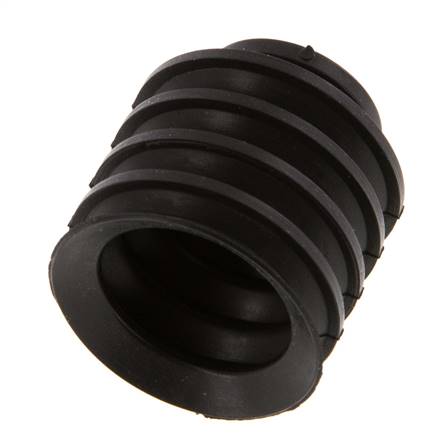 30mm Bellows CR Black Vacuum Suction Cup Stroke 21mm