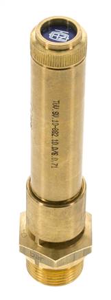 G 3/4'' Brass Pre-Set Safety Valve 49.5 bar (717.95 psi) DN 10