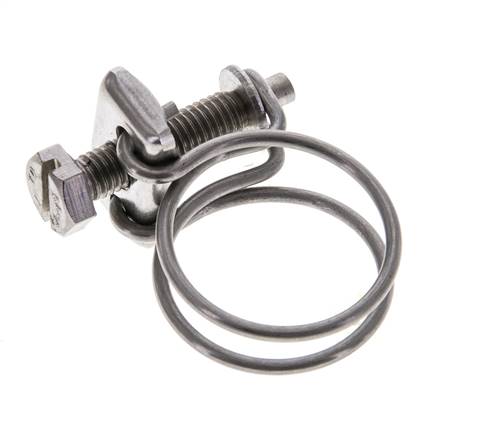 24 - 27 mm Hose Clamp Galvanised Steel