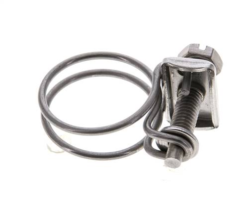 24 - 27 mm Hose Clamp Galvanised Steel