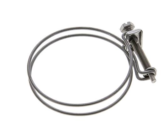 70 - 75 mm Hose Clamp Galvanised Steel