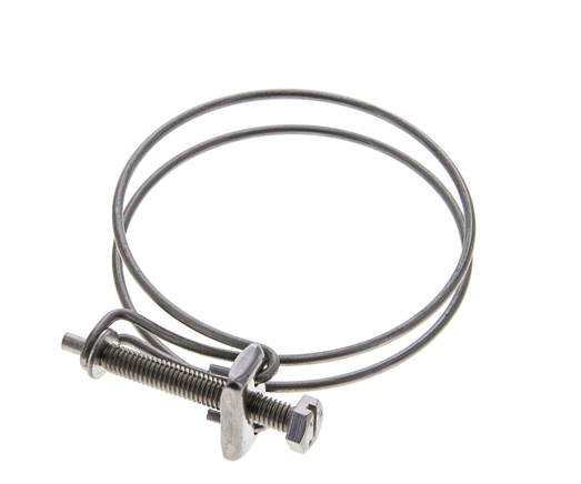 70 - 75 mm Hose Clamp Galvanised Steel