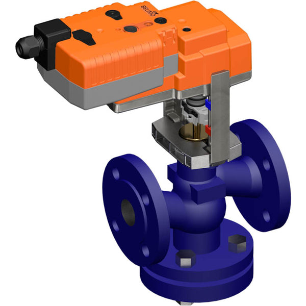 Belimo Globe Valve 15mm Flange DN20 Kvs6.3 24VAC Fail-Safe 150s 3-point 1000N IP54 H620N/NVK24A-3-TPC