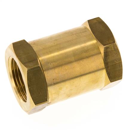 G 1'' Female Threaded Brass Check Valve 0.1-40 bar (1.45-580 psi)