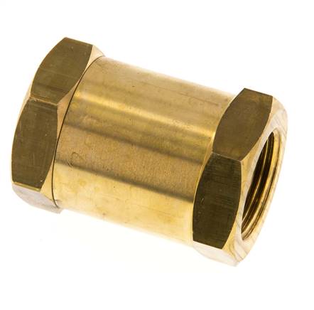 G 1'' Female Threaded Brass Check Valve 0.1-40 bar (1.45-580 psi)