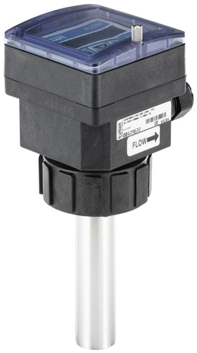 Electromagnetic insertion flow meter, stainless steel sensor, long probe, with display - Bürkert 8045 - 449672