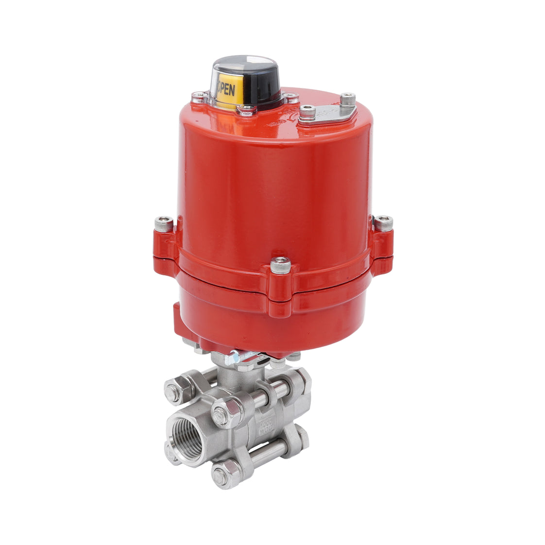 Rp 2'' 2-Way Stainless Steel Electrical Ball Valve 12V AC/DC