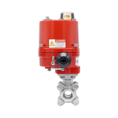 Rp 2'' 2-Way Stainless Steel Electrical Ball Valve 100-240V AC