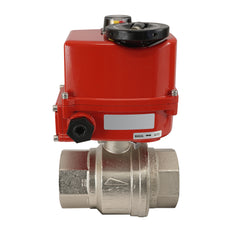 G 2 inch 2-Way brass Modulating Electric ball valve 24 V AC/DC