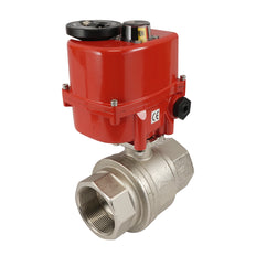 G 3 inch 2-Way brass Electric ball valve 24 V AC/DC