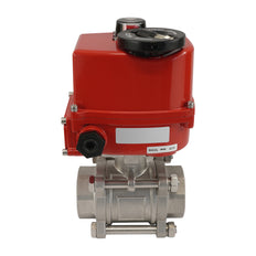 G1/4'' 2-Way Stainless Steel Modulating Electric Ball Valve 24V AC/DC