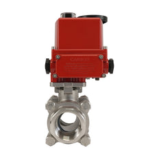 G 2 inch 2-Way stainless steel Electric ball valve 100-240 V AC