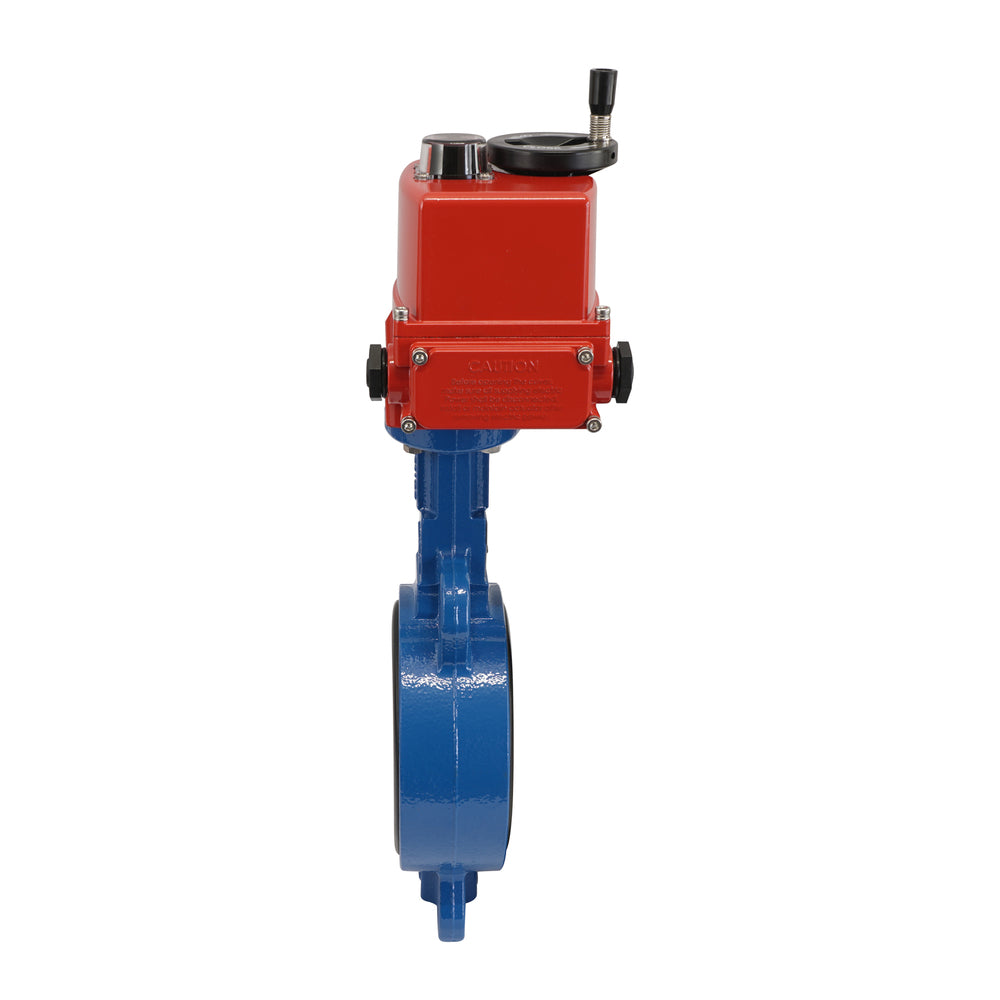 Electric Butterfly Valve DN50 24V AC/DC Wafer GGG40 EPDM AG5