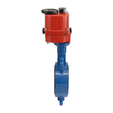DN100 (4 inch) 100-240 V AC on/off Electric stainless steel CBA Butterfly Valve Wafer EPDM