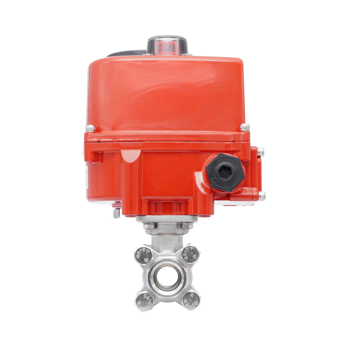 Rp 1-1/4'' 2-Way Stainless Steel Modulating Electric Ball Valve 24V AC/DC