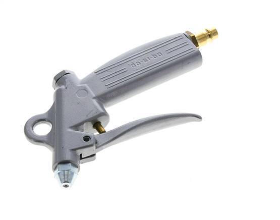 DN7.2 (Euro) Adjustable Flow Aluminum Air Blow Gun Short Nozzle