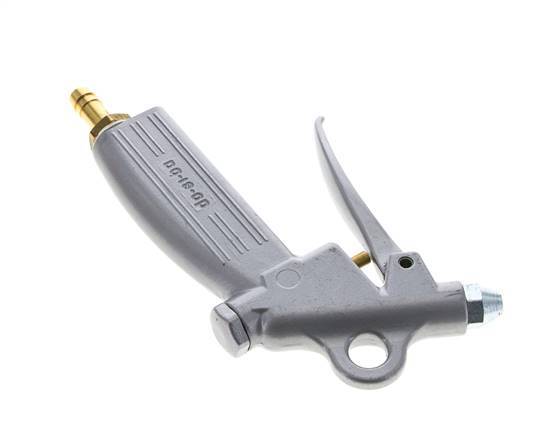 9mm Adjustable Flow Aluminum Air Blow Gun Short Nozzle