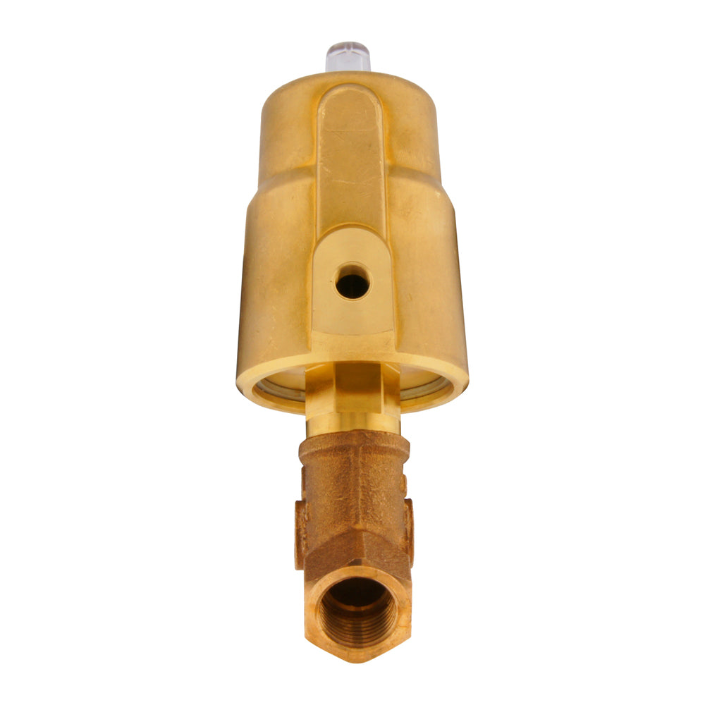 G1-1/2'' PTFE/NBR 8bar NC Angle Seat Valve Brass AL2