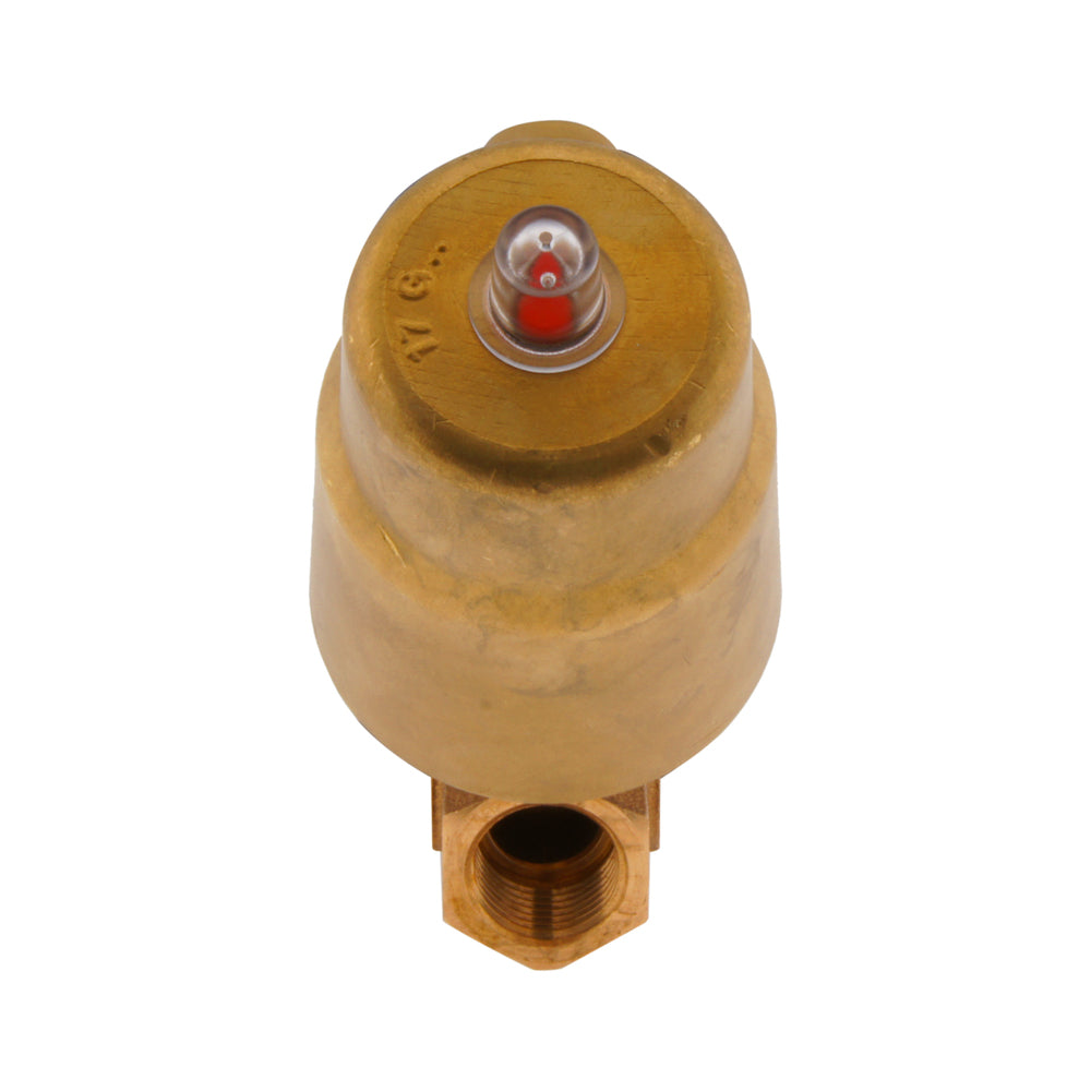 G2-1/2'' PTFE/NBR 10bar NO Angle Seat Valve Brass/Alu AL2