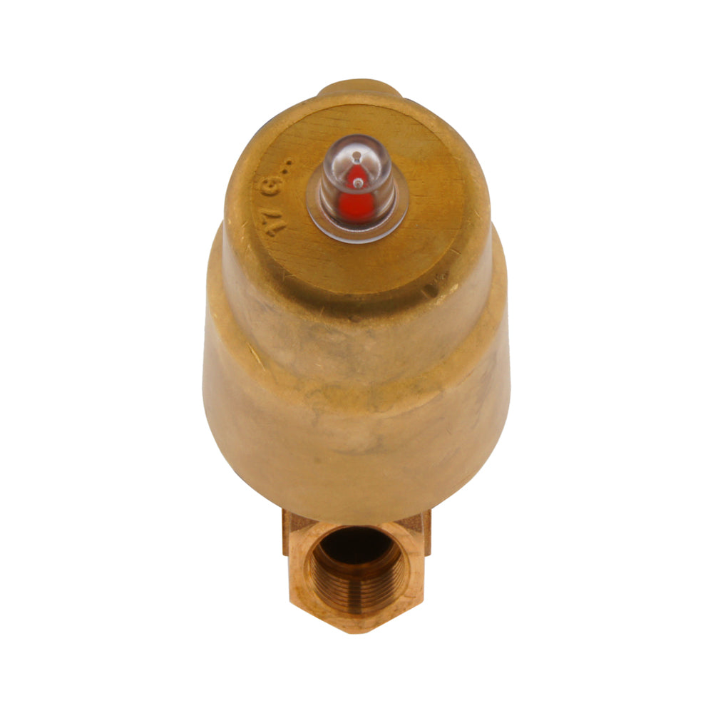 G3'' PTFE/NBR 10bar NC Angle Seat Valve Brass/Alu AL2