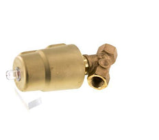 G1/2'' PTFE/NBR 16bar NC Angle Seat Valve (Closes Ag. Flow) Brass AL2