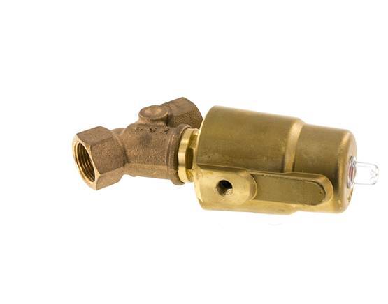 G3/4'' PTFE/NBR 16bar NC Angle Seat Valve Brass AL2
