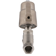 G1-1/2'' PTFE 20bar NC Angle Seat Valve Stainless-Steel/Brass AL2