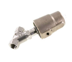 G1/2'' PTFE 25bar NC Angle Seat Valve Stainless-Steel/Brass AL2