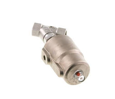 G1/2'' PTFE 25bar NC Angle Seat Valve Stainless-Steel/Brass AL2