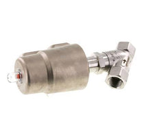 G1/2'' PTFE 25bar NC Angle Seat Valve Stainless-Steel/Brass AL2