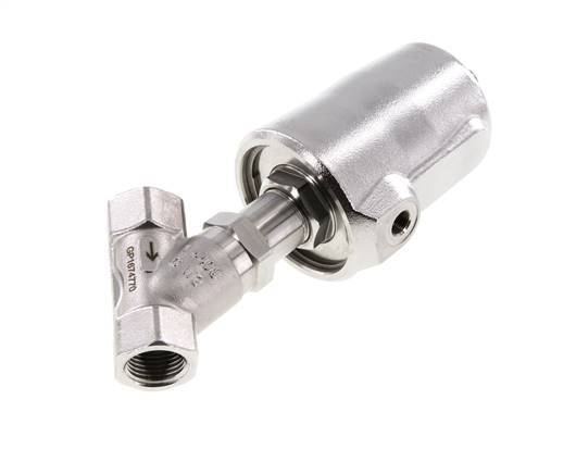 G1/2'' PTFE 25bar NC Angle Seat Valve Stainless-Steel AL2
