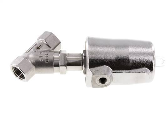 G1/2'' PTFE 25bar NC Angle Seat Valve Stainless-Steel AL2