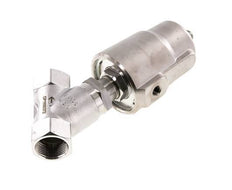 G3/4'' PTFE 20bar NC Angle Seat Valve (Closes Ag. Flow) Stainless-Steel/Brass AL2