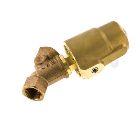 G3/4'' PTFE/NBR 16bar NO Angle Seat Valve Brass AL2