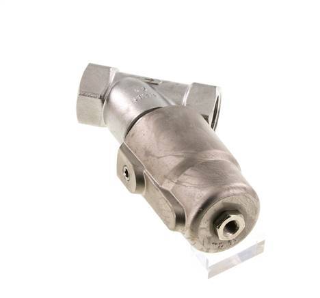 G1'' FKM 16bar NO Angle Seat Valve Stainless-Steel/Brass AL2