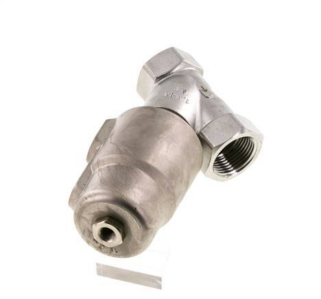 G1'' FKM 16bar NO Angle Seat Valve Stainless-Steel/Brass AL2