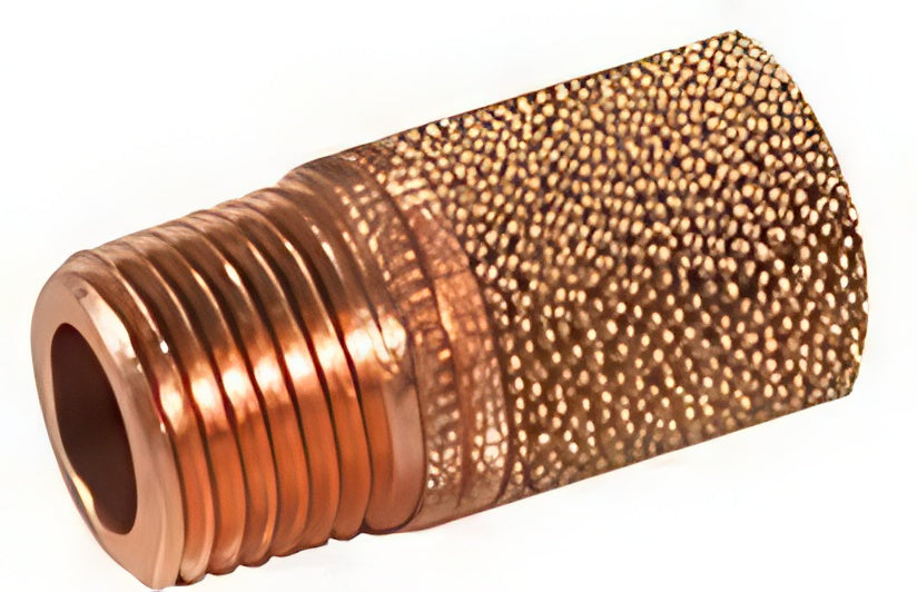SMC AN R1/8'' Sintered Compact Pneumatic Muffler - AN101-01 [2 Pieces]