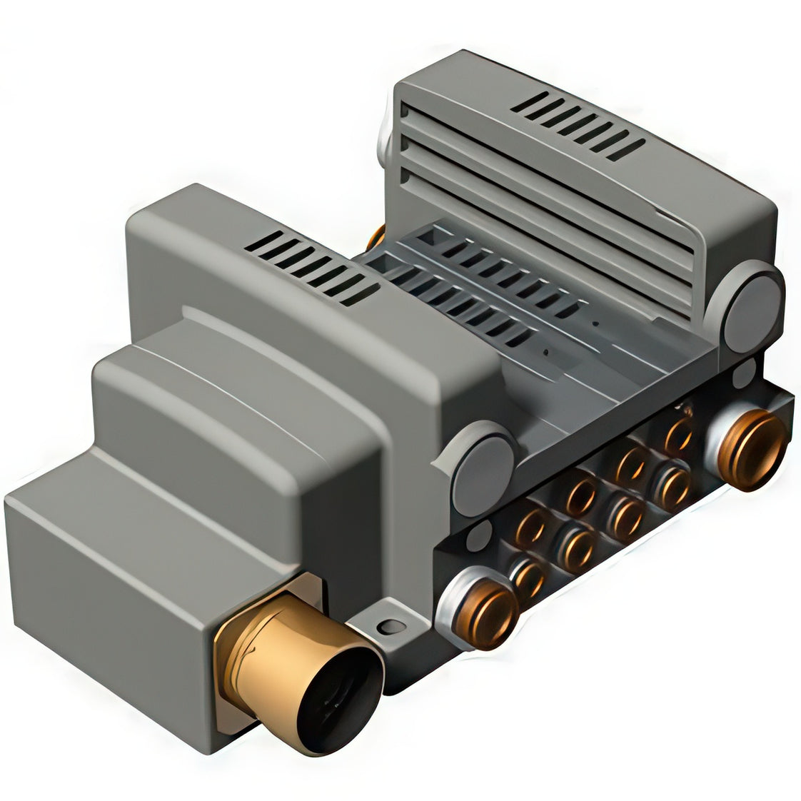 SMC Valve Manifold With Multiple Connector Kit IP67 8-mm Push-In - VV5QC21-10C8MD0
