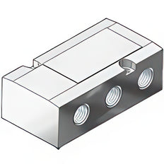 SMC Sub-plate G3/8'' For VF3000/5000 Series - VF3000-71-2F