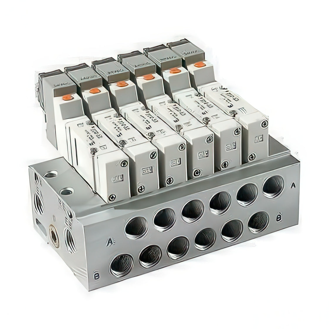 SMC Valve Manifold 6mm Push-In Individual Wiring - SS5Y5-41-04-C6F-Q