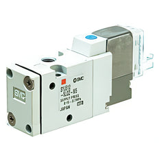 SMC 3/2-Way Sub-Base Pneumatic Solenoid Valve - SYJ324M-5LZ