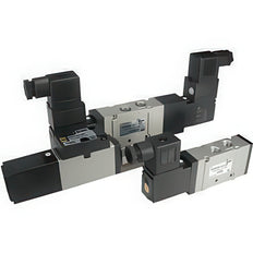 SMC 5/3-Way In-Line Pneumatic Solenoid Valve G1/4'' - VFS2430-5YOB-02F