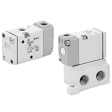 SMC 3/2-Way In-Line Air Operated Valve G1/8'' - SYJA722-01F