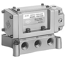 SMC 5/3-Way Sub-Base Air Operated Valve Rc Thread - VSA4234-00
