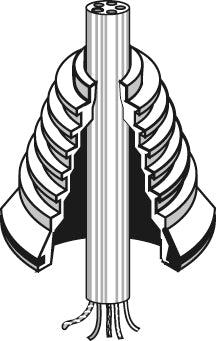 Hensel KST 70 Cable Gland IP65 30-72mm Gray - KST 70