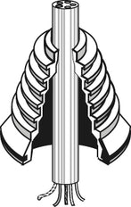 Hensel KST 70 Cable Gland IP65 30-72mm Gray - KST 70