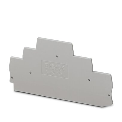 Phoenix Contact D-ST 2.5-3L Terminal End Cover Gray - 3036660 [10 Pieces]