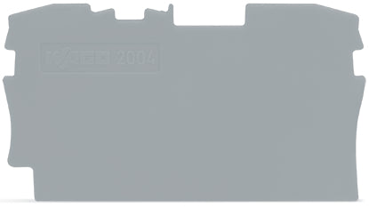 WAGO TopJob S End And Separation Plate 1mm Gray - 2004-1291 [20 Pieces]