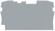 WAGO TopJob S End And Separation Plate 1mm Gray - 2004-1291 [20 Pieces]