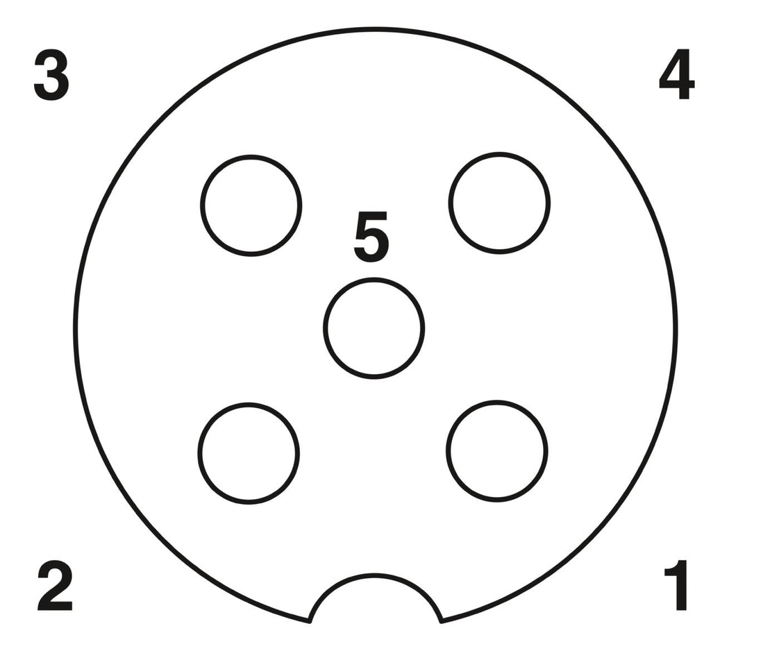Phoenix Contact Round (Industrial) Connector - 1424660